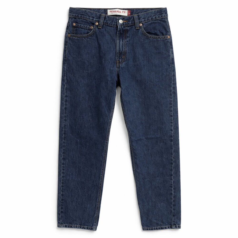 Levi’s 505 Men’s Regular Straight Fit Jeans 30x30 Dark Wash Classic Denim